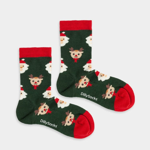 Kindersocken Lil Rudolph in the Forest von DillySocks