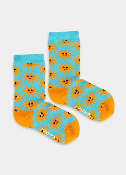 Kindersocken Lil Smiling Bright von DillySocks