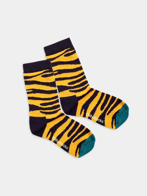 dilly socks Notre chaussettes pour enfants: Lil Tiger King