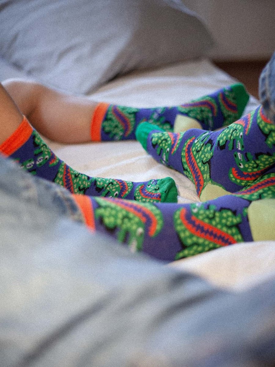 Kindersocken Lil Ur Ex the T Rex von DillySocks