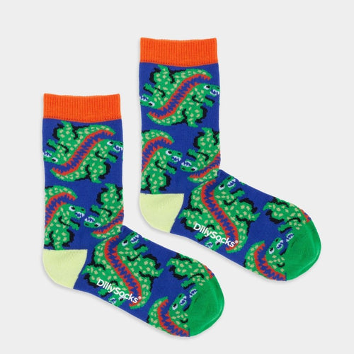 Kindersocken Lil Ur Ex the T Rex von DillySocks