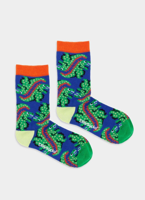 Kindersocken Lil Ur Ex the T Rex von DillySocks