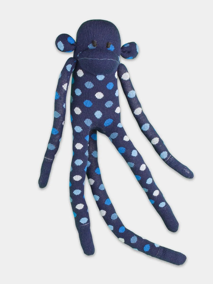 Navy Confetti Monkey