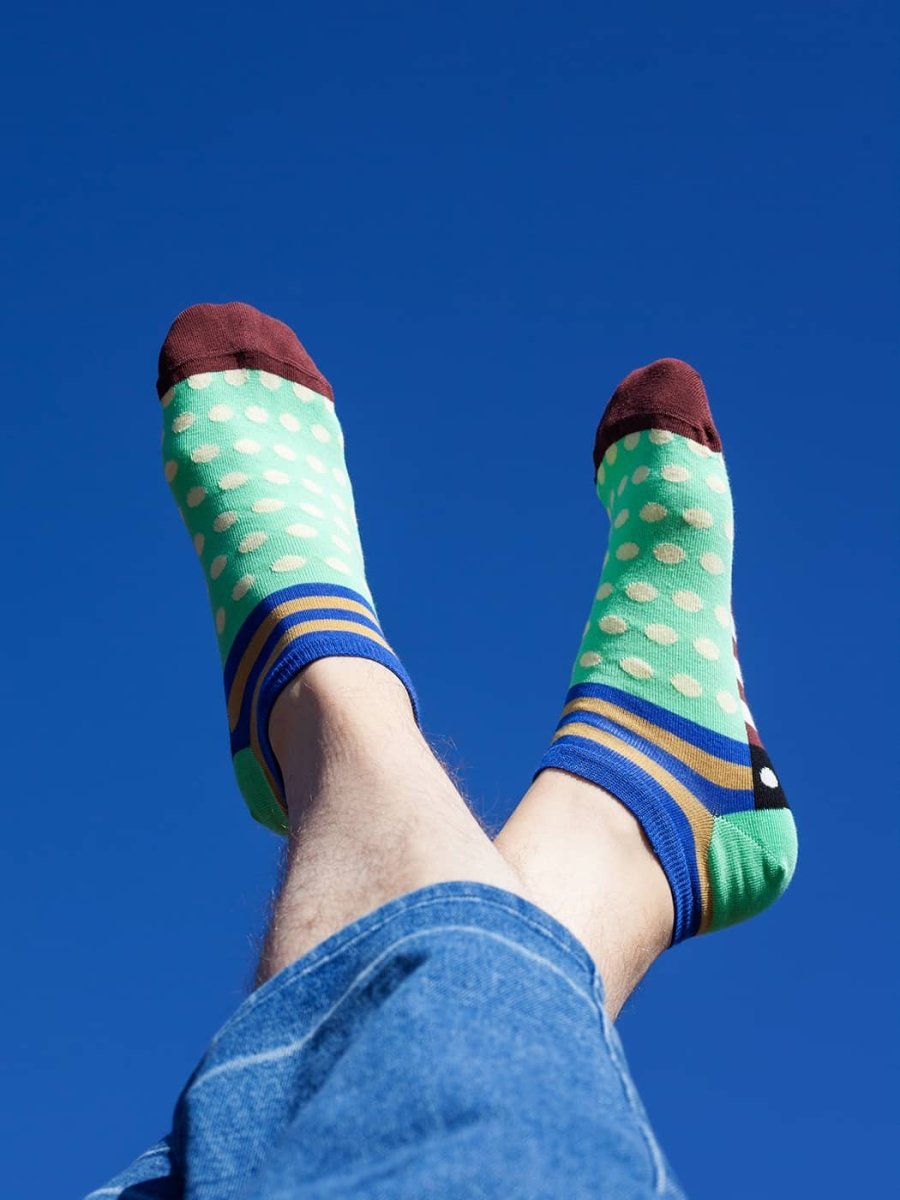 Sneakersocken Short All Them Patterns von DillySocks