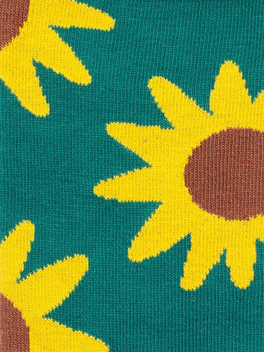 Sneakersocken Short Blooming Sunflower von DillySocks