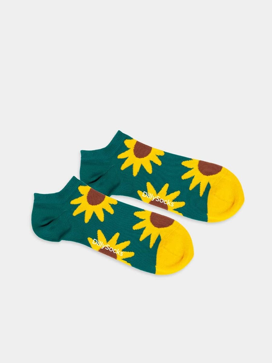 Sneakersocken Short Blooming Sunflower von DillySocks