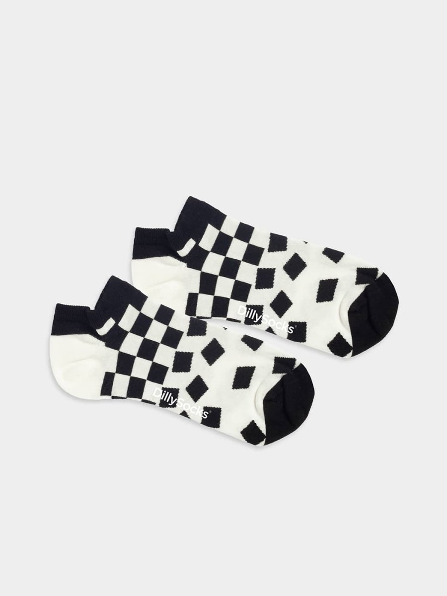 Sneakersocken Short Crumbling Chess von DillySocks