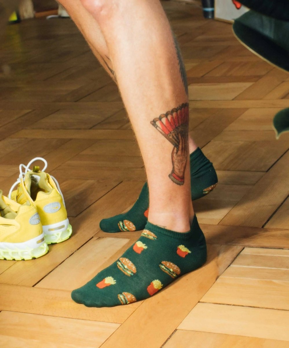 Sneakersocken Short Junk Food von DillySocks