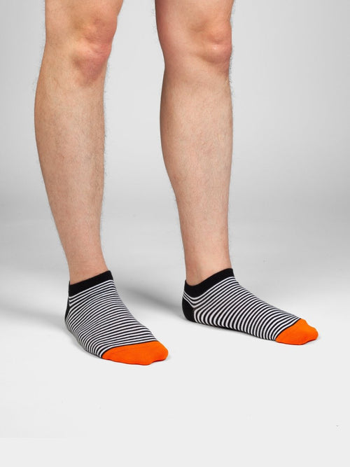 Sneakersocken Short Nightfall Stripes von DillySocks