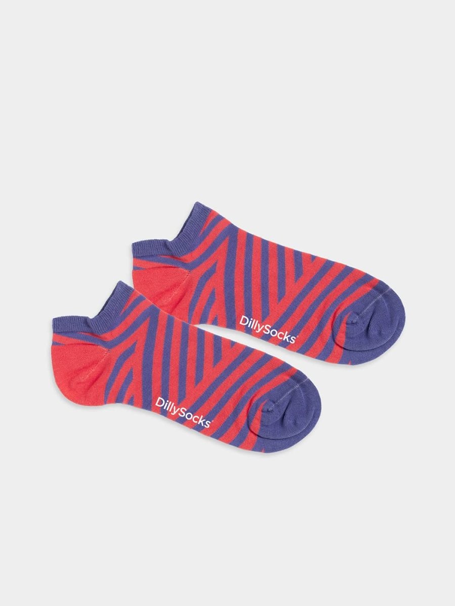 Sneakersocken Short Serrated Stripes von DillySocks