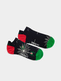Sneakersocken Short Spider Invasion von DillySocks