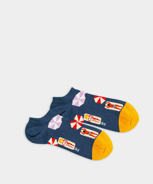 dilly socks Notre chaussettes de sneakers: Short Sunburn