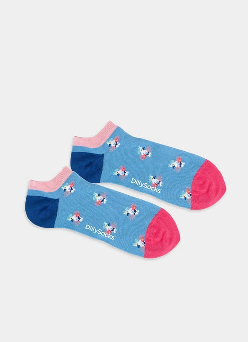 Sneakersocken Short Tropical Bird of Paradise von DillySocks