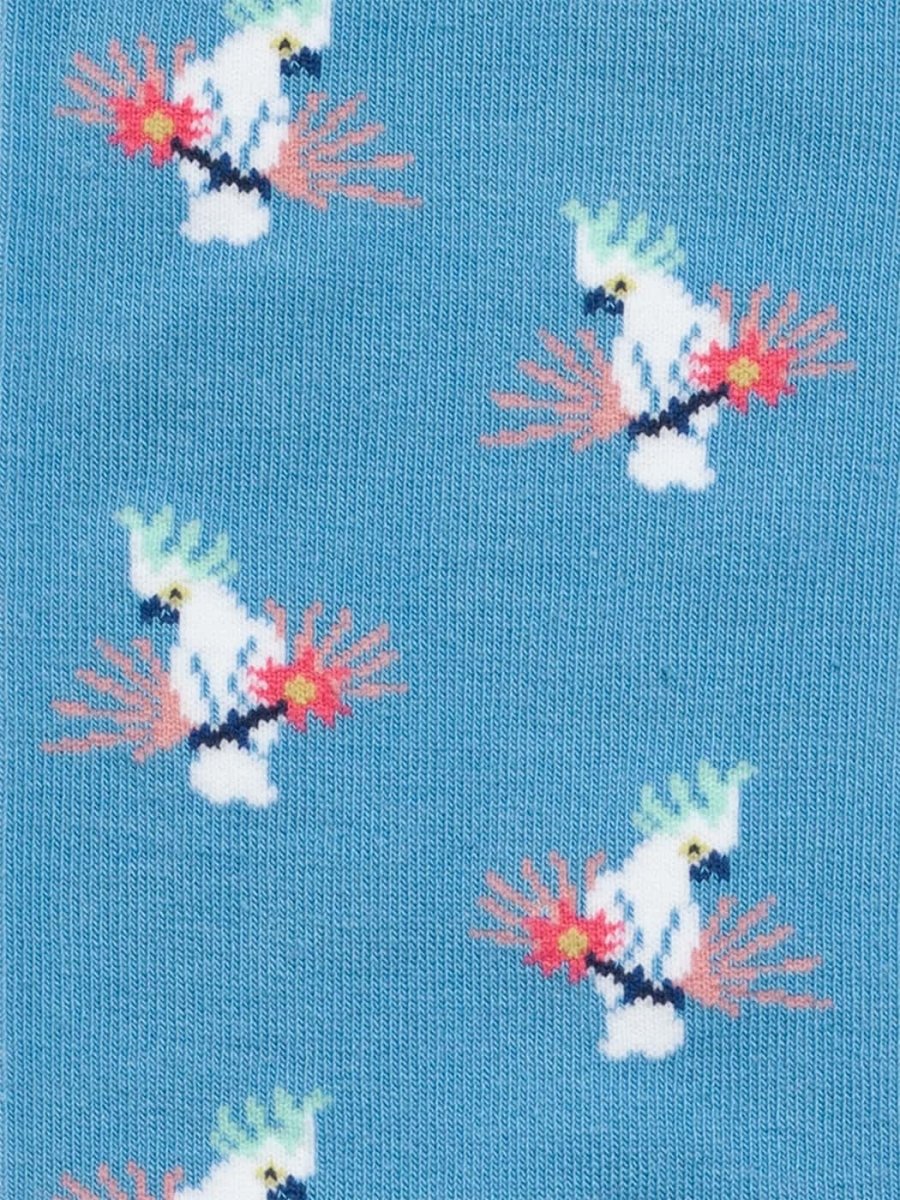 Sneakersocken Short Tropical Bird of Paradise von DillySocks