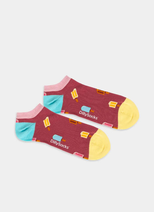 Sneakersocken Short We All Scream For Ice Cream von DillySocks