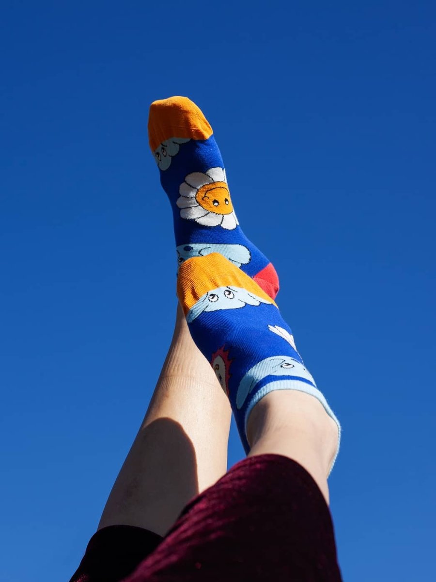 Sneakersocken Short Weather Forecast von DillySocks