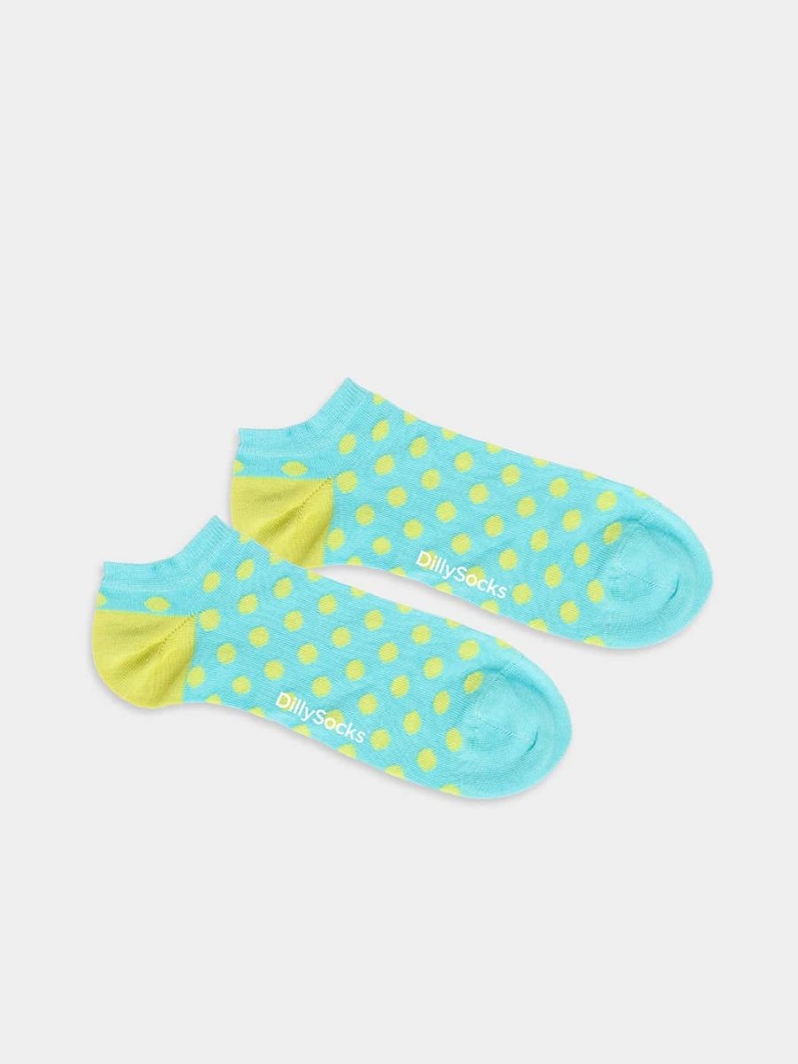 Sneakersocken Short Yellow Dots von DillySocks