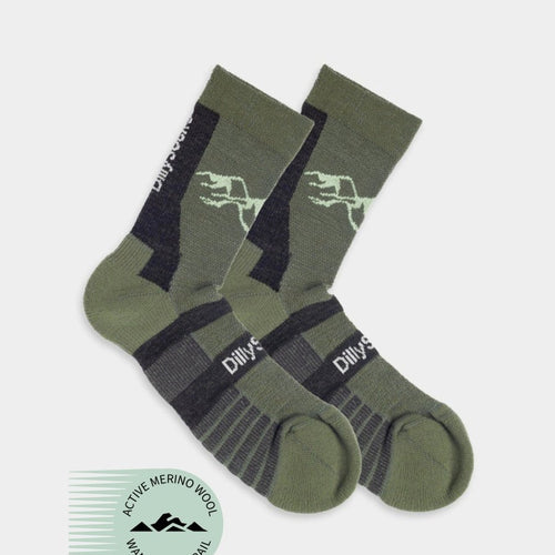 Socken Active Merino Greens von DillySocks