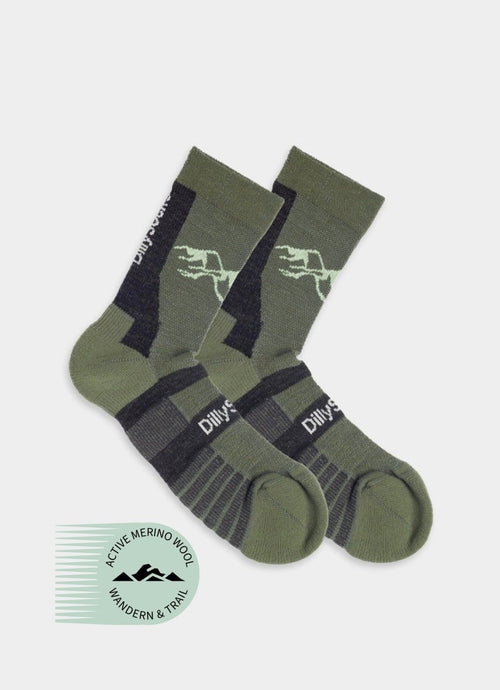 Socken Active Merino Greens von DillySocks