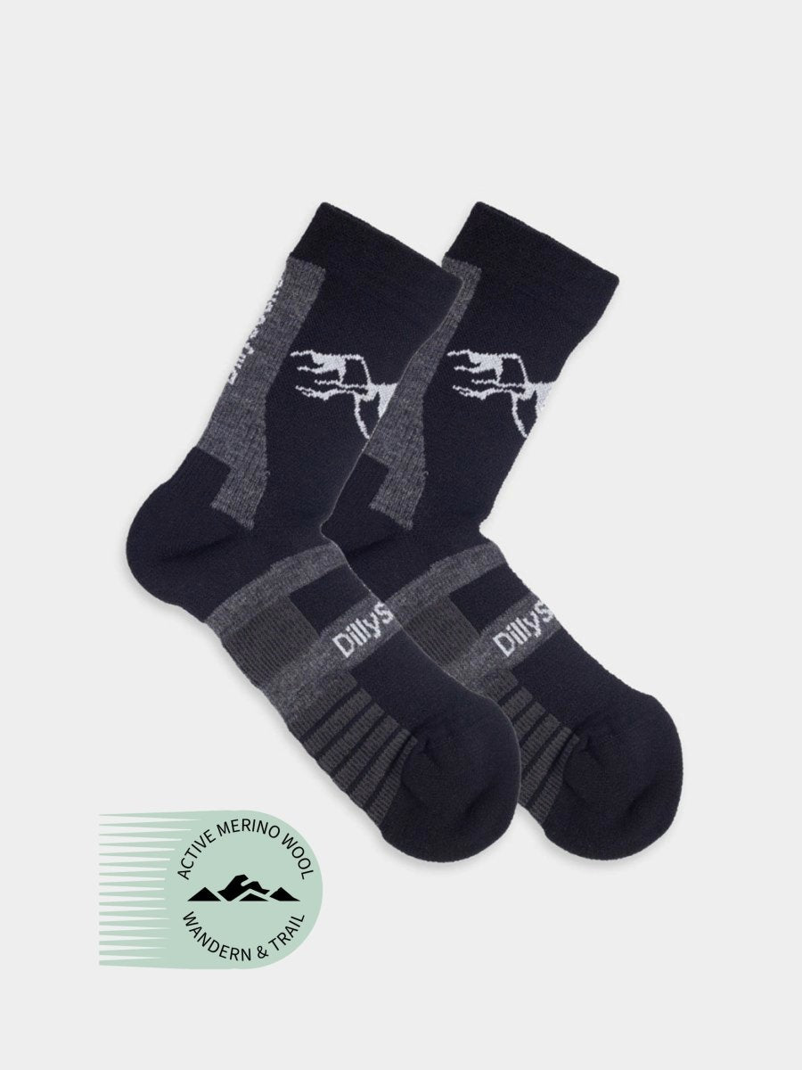 Socken Active Merino Shadows von DillySocks