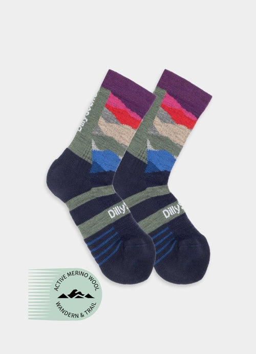 Socken Active Merino Wanderlust von DillySocks
