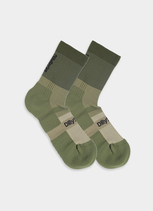 Socken Active Olive von DillySocks