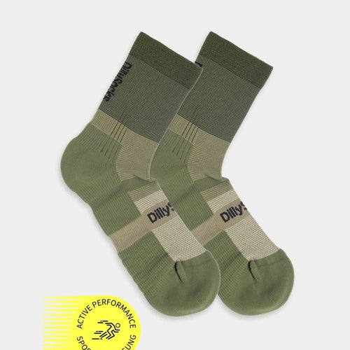 Socken Active Olive von DillySocks