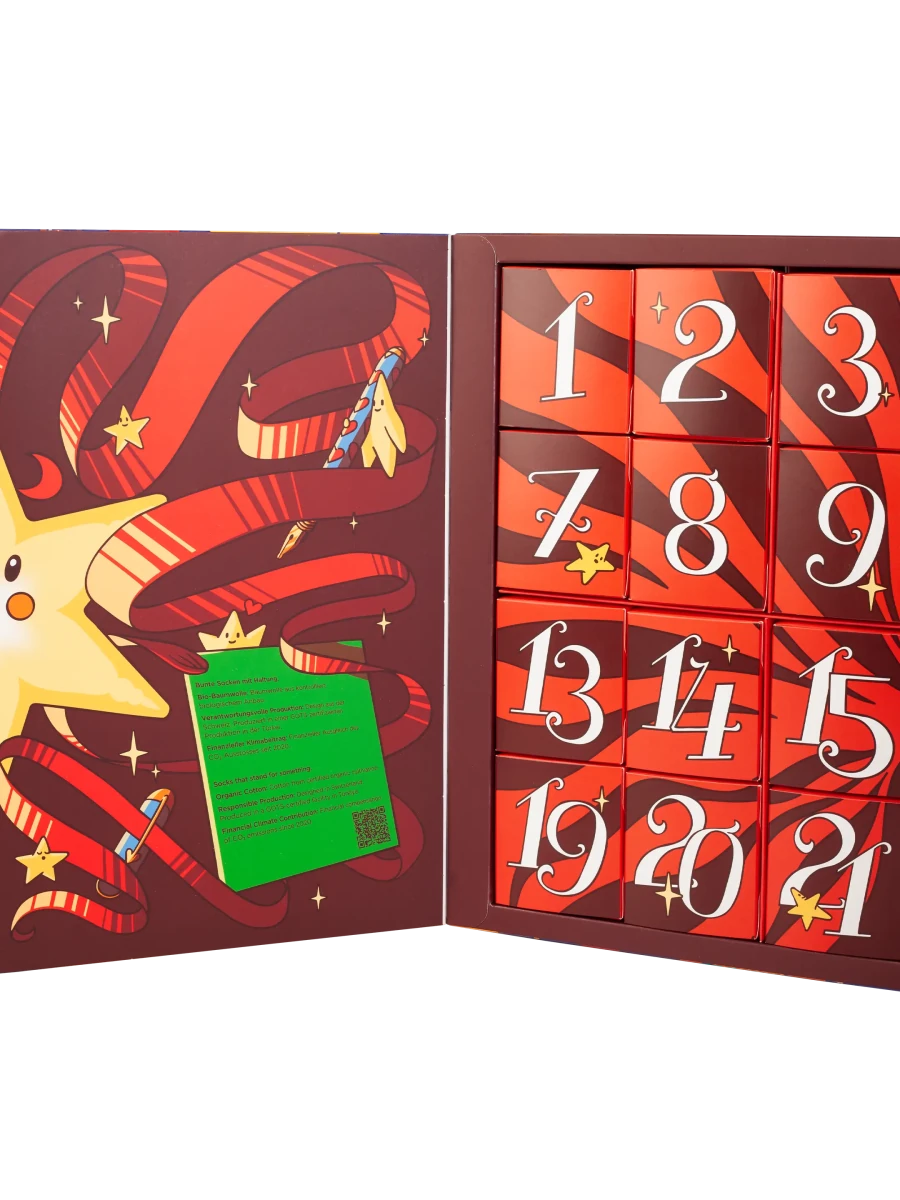 Socken-Adventskalender Adventskalender für Paare 2026 von DillySocks