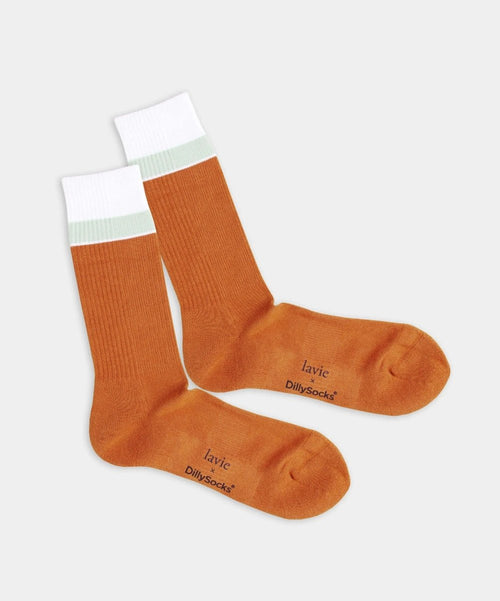 dilly socks Notre chaussettes: Aksel sweet potato