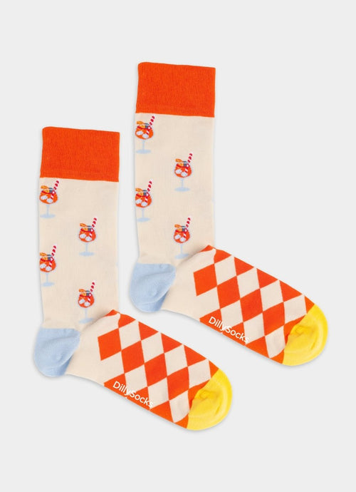 Socken Aperol Vibes von DillySocks