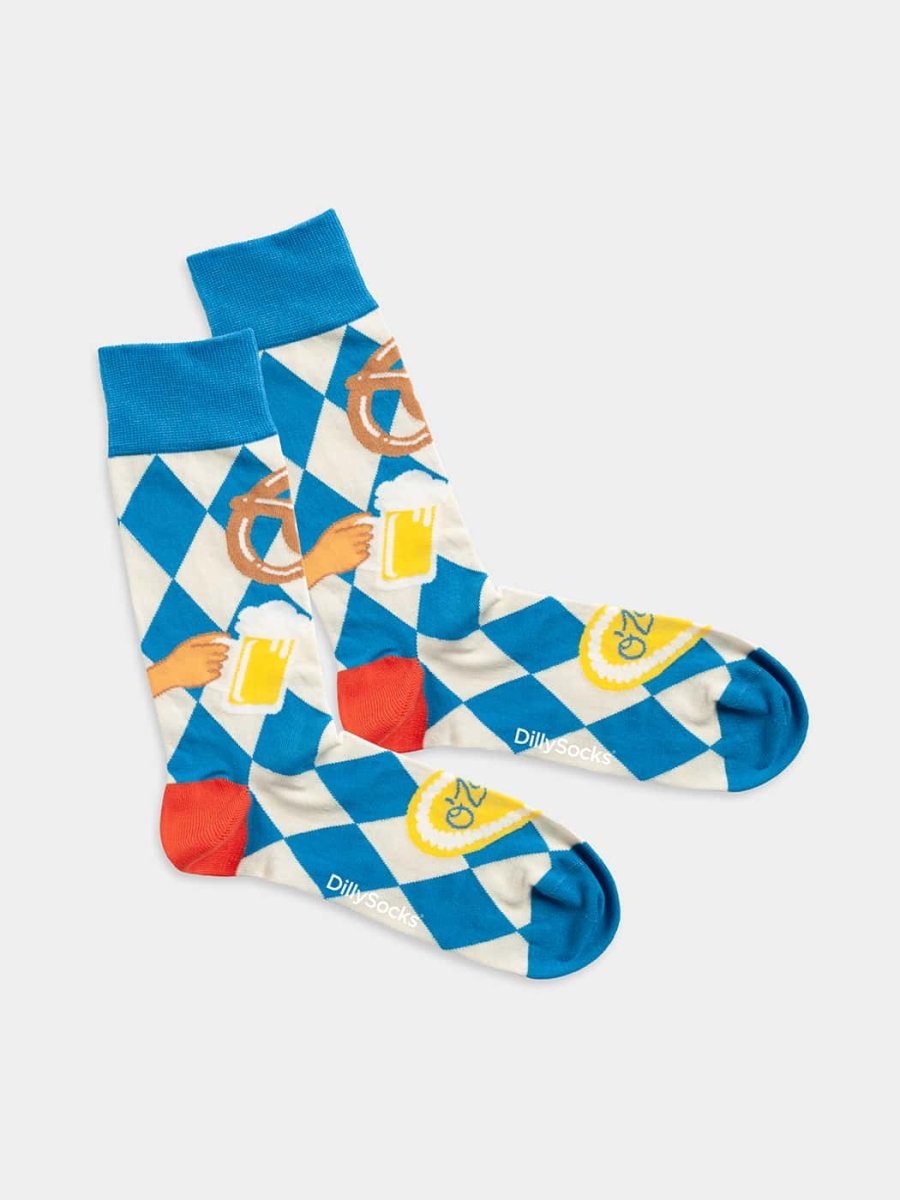 Socken Bavarian Blue von DillySocks