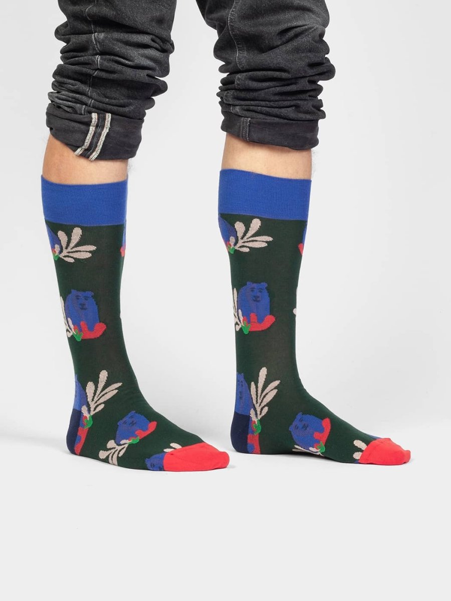 Socken Bear Says Hello von DillySocks