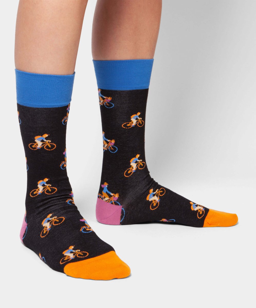 Socken Bikes At Night von DillySocks