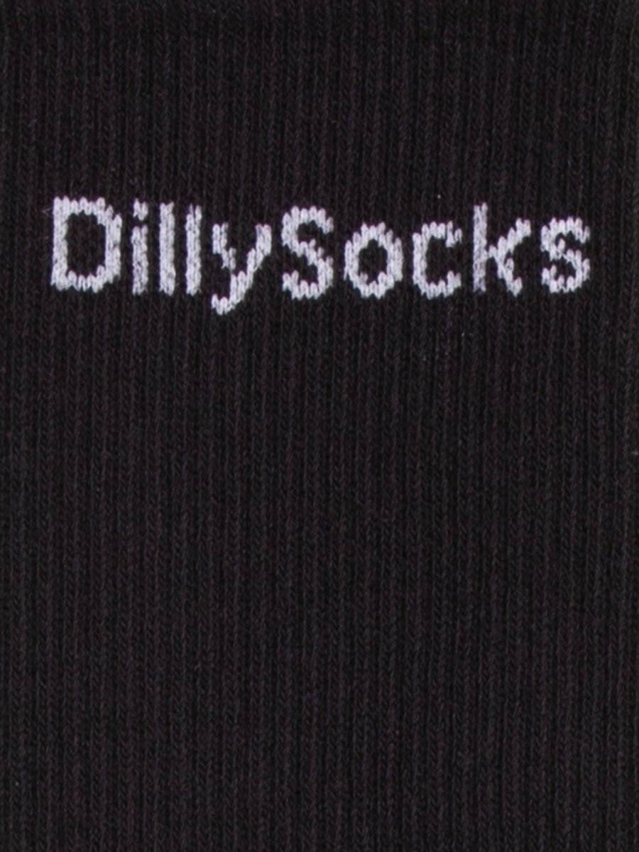 Socken Black Logo von DillySocks