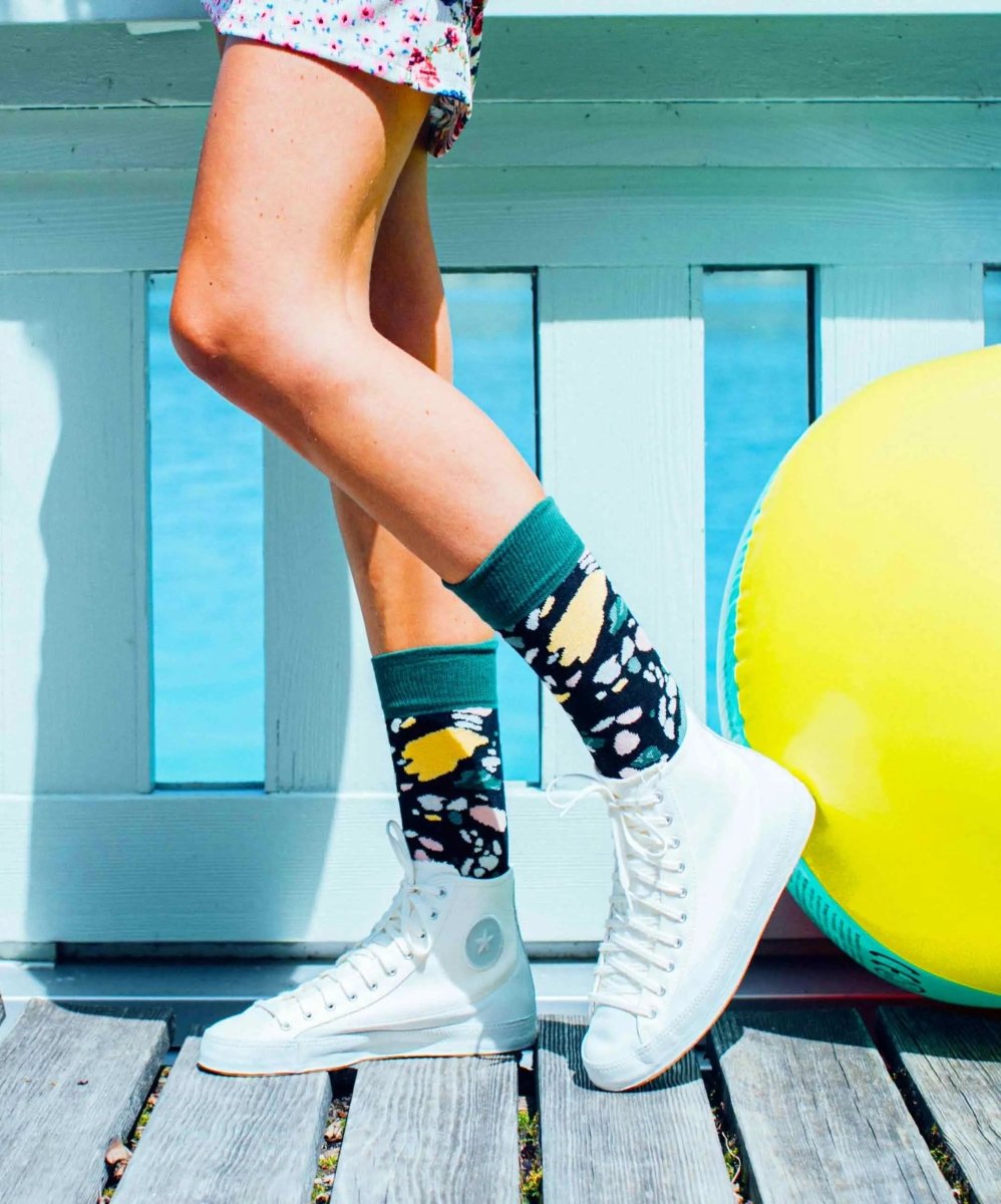 Socken Black Terrazzo von DillySocks
