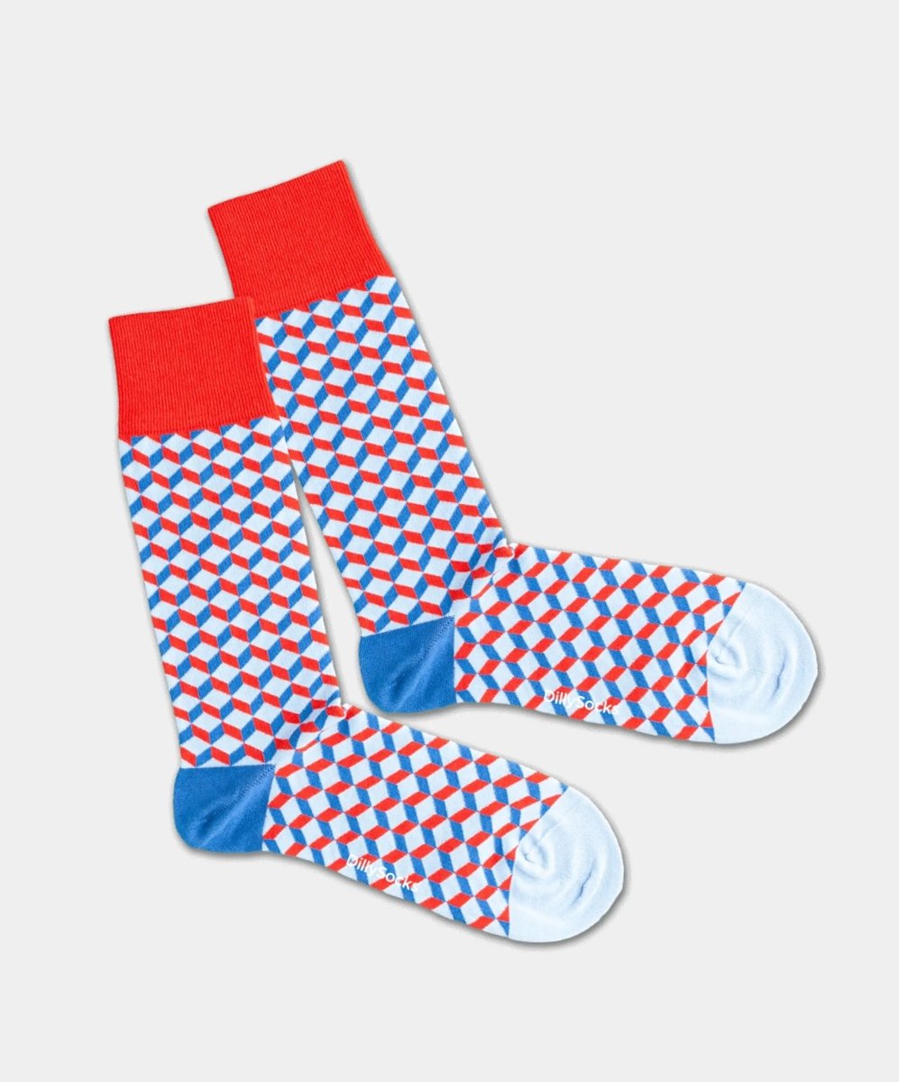 Socken Blue Blood Dice von DillySocks