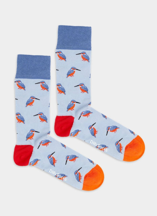 Socken Blue Kingfisher von DillySocks