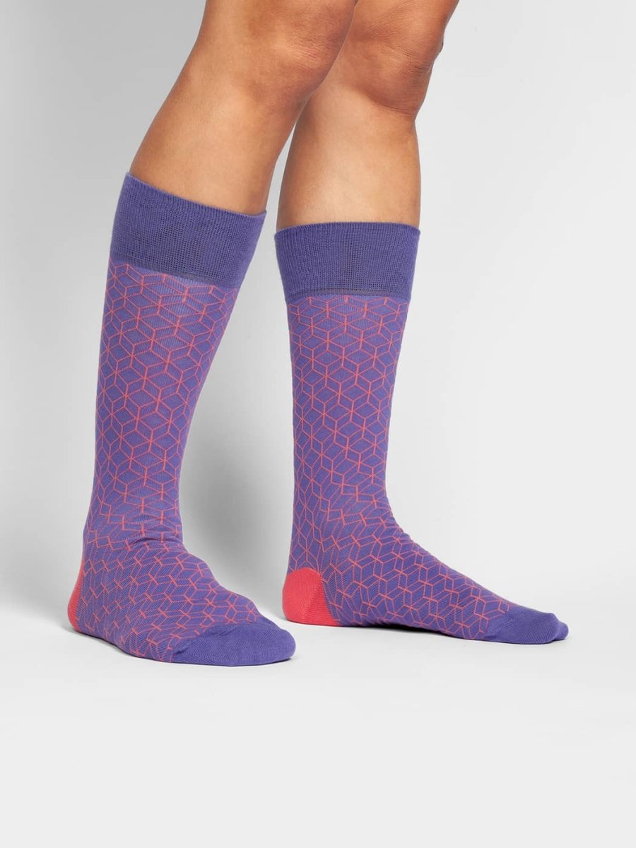 Socken Bold Red Lining von DillySocks