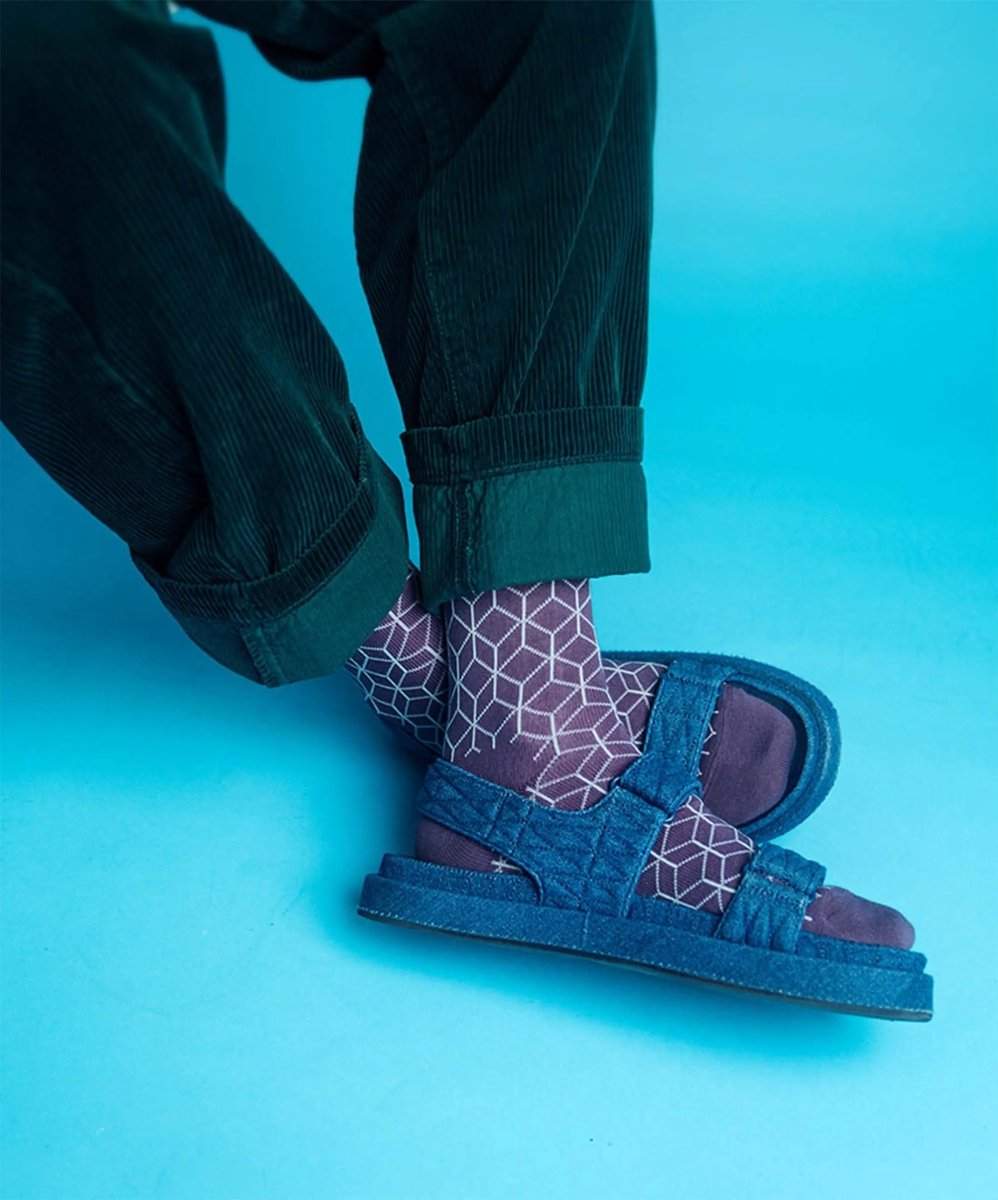 Socken Burgundy Lining von DillySocks