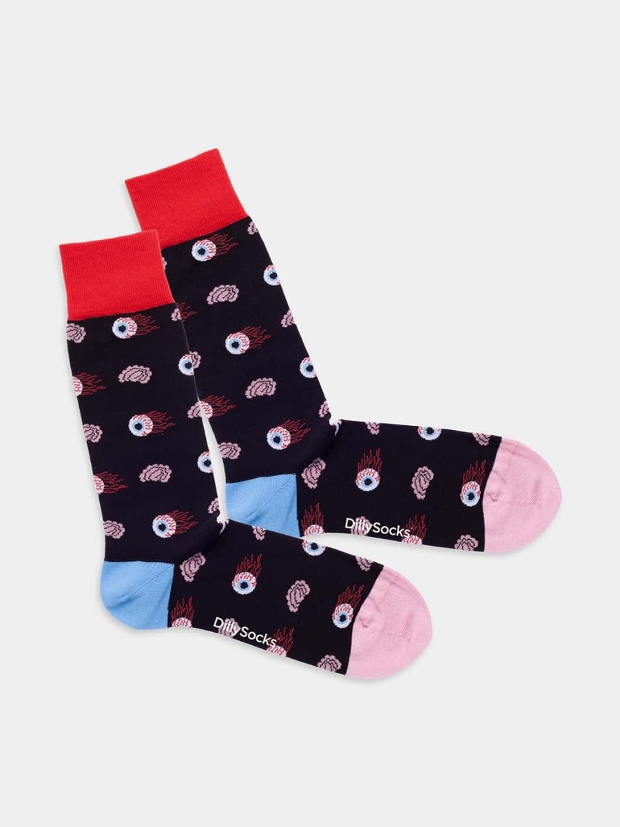 Socken Burning Eyes von DillySocks