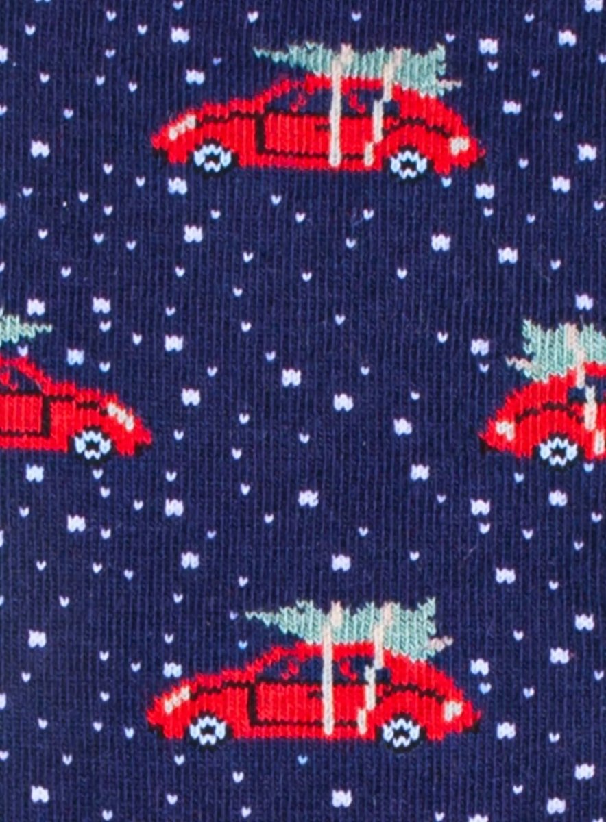 Socken Christmas Night Tree von DillySocks
