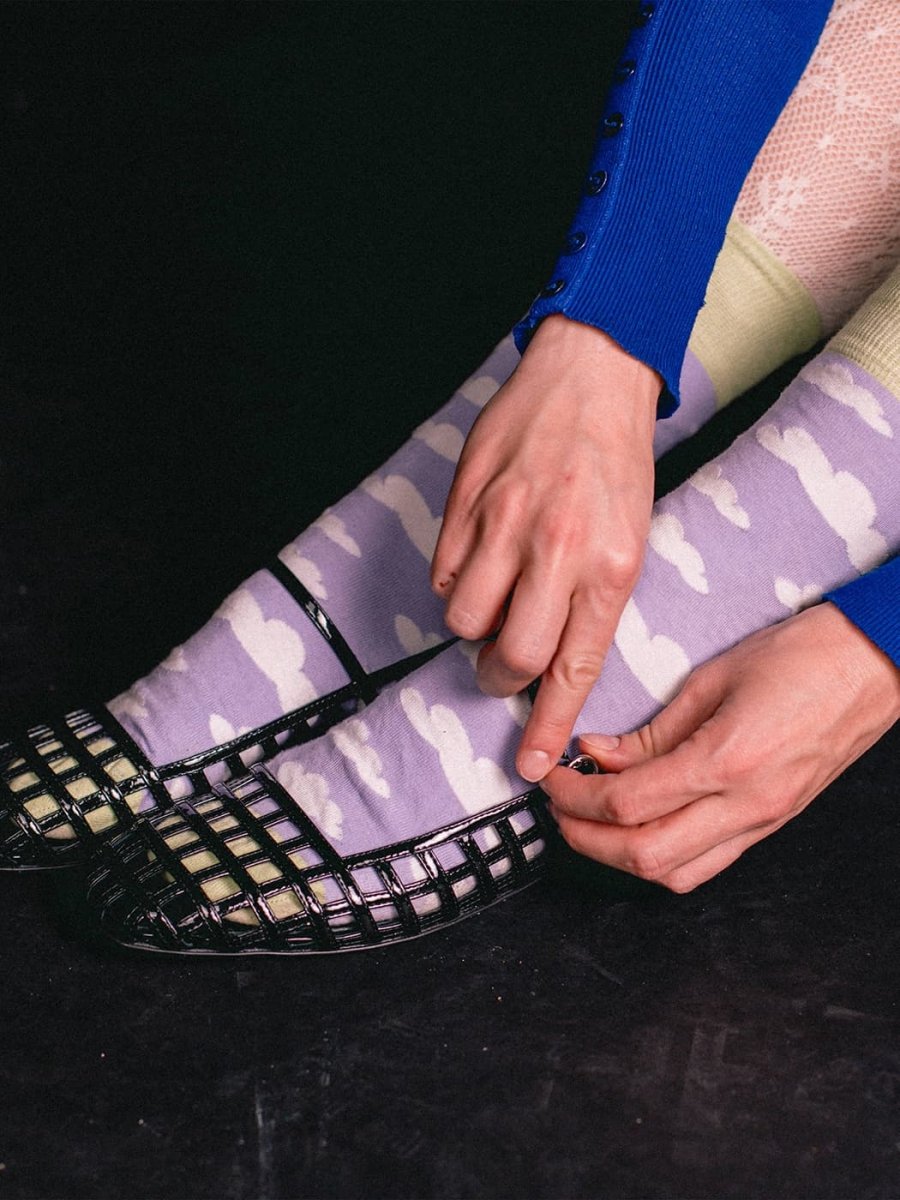Socken Cloudy Whispers von DillySocks