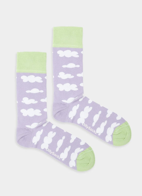 Socken Cloudy Whispers von DillySocks
