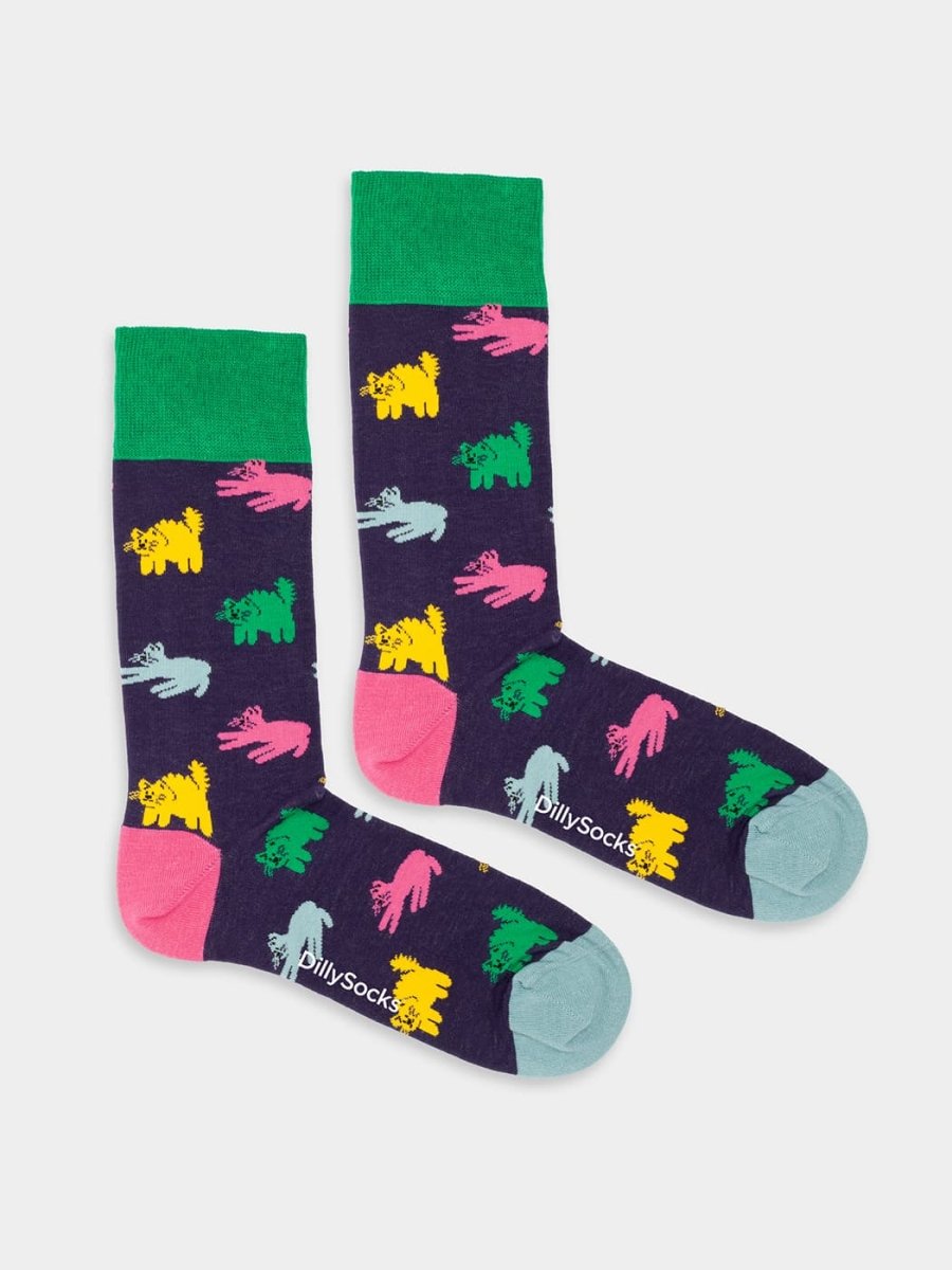 Socken Colorful Cats von DillySocks