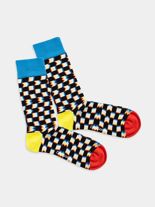 dilly socks Notre Chaussettes: Colorful Distortion
