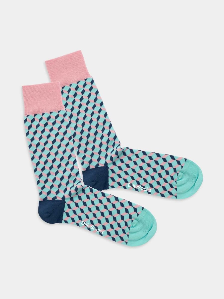 Socken Cristal Clear Dice von DillySocks