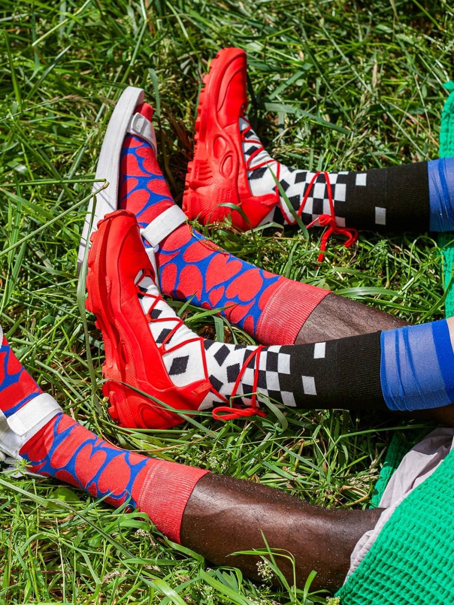 Socken Crumbling Chess von DillySocks