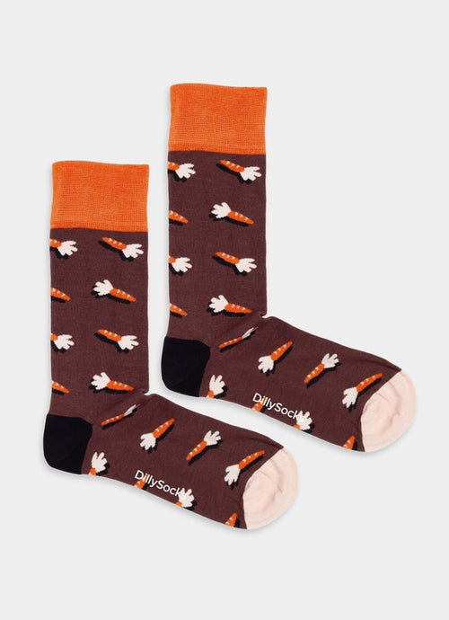 Socken Crunchy Carrots von DillySocks