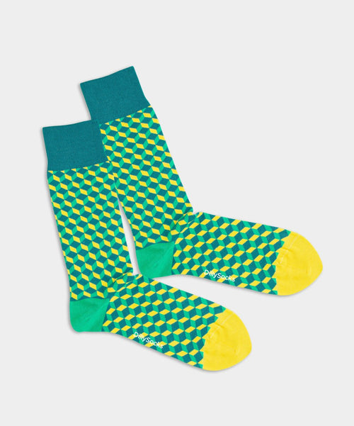 dilly socks Notre chaussettes: Dandelion Dice