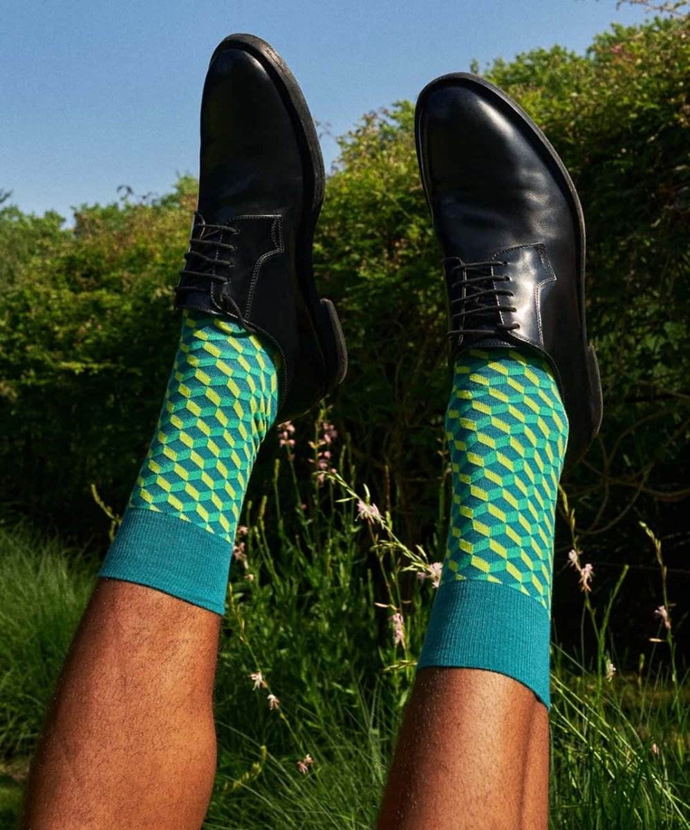 Dandelion Dice Socke mit Löwenzahnmotiv zum Erinnern an Kindheit